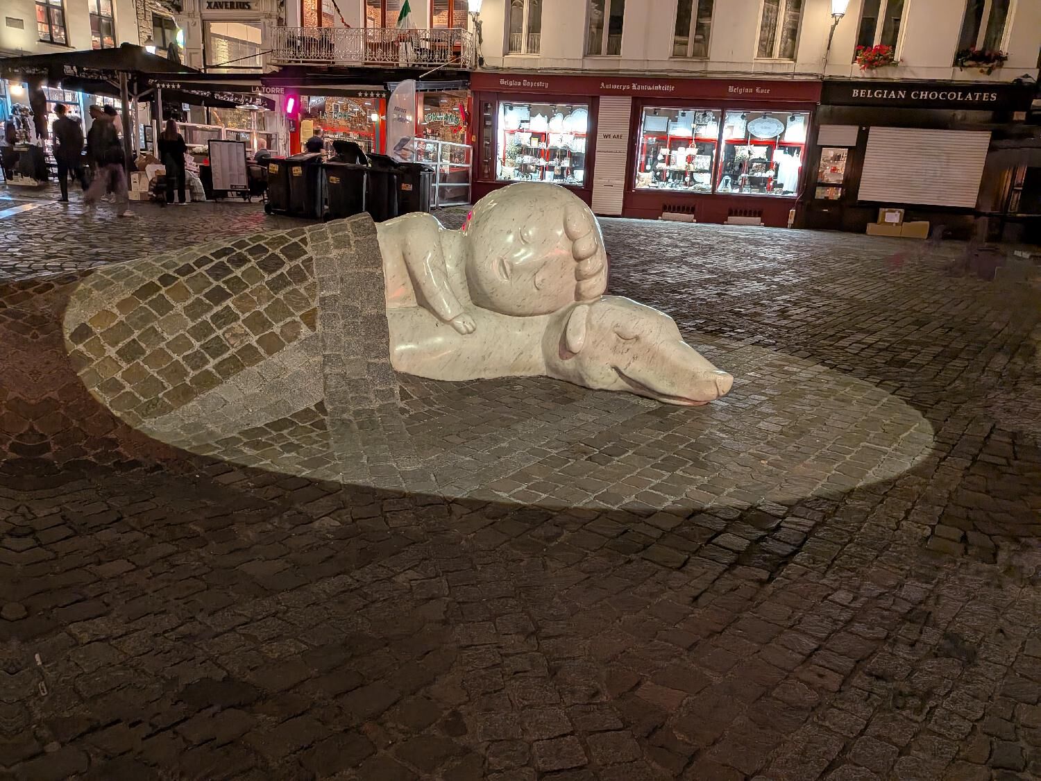 Nello & Patrasche Statue in Antwerp