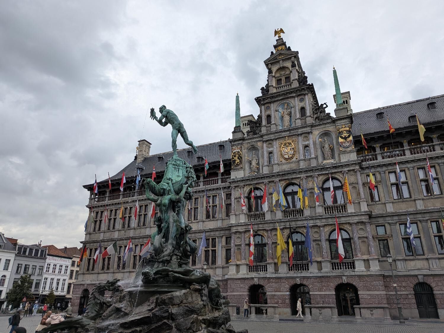 Antwerp statue